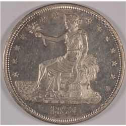 1874-CC TRADE DOLLAR MS-61