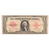 Image 1 : 1923 $1 US NOTE (RED SEAL) RARE