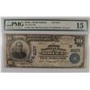 Image 1 : 1902 $10 NATIONAL ROLLA, ND #6157 PMG 15