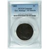 Image 1 : 1802 DRAPED BUST LARGE CENT, PCGS-VF GENUINE! HAS A NICE LOOK