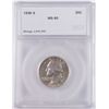 Image 1 : 1938-S WASHINGTON QUARTER, SEGS MS-60, NICE!