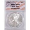 Image 1 : 2010 AMERICAN SILVER EAGLE, ANACS MS-70! NICE!