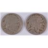 Image 1 : ( 2 ) 1923-S BUFFALO NICKELS, ONE VG, ONE VG+