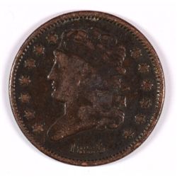 1835 HALF CENT VG/F (C-1, R-1)