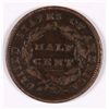 Image 2 : 1835 HALF CENT VG/F (C-1, R-1)