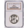 Image 1 : 1951-S BOOKER T WASHINGTON COMMEN HALF DOLLAR NGC MS-65