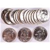 Image 1 : ORIGINAL GEM BU ROLL ( 20 ) COINS OF 1959 FRANKLIN HALF DOLLARS