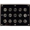 Image 2 : 1950 THRU 1964 PROOF WASHINGTON QUARTER SET IN  CAPITOL PLASTIC, ALL GEM PROOF