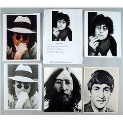 John Lennon Memorabilia including six photographs of