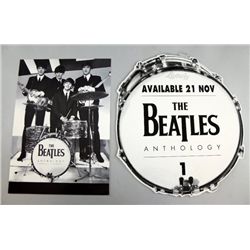 Beatles Apple Records in-store cardboard Ludwig drum