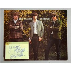 The Walker Brothers, American Pop Group, a signed