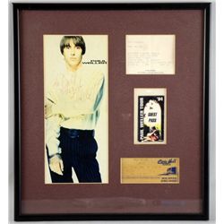 Paul Weller, a signed CD cover, two tickets from