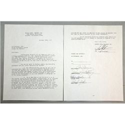 The Sex Pistols, a contract between Warner Bros Records