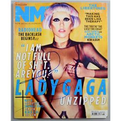 Lady Gaga (1986- ) American Pop Singer, signed NME