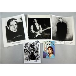 Music, a collection of signed photos & cards including