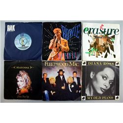 100+ 7" Singles Vinyl Records to include: The Beatles