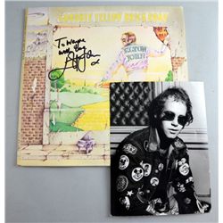 Elton John 'Goodbye Yellow Brick Road', signed LP