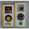Image 1 : Two vinyl single presentation displays, Led Zeppelin