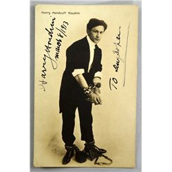 Harry Houdini (1874-1926) Hungarian-American Magician &
