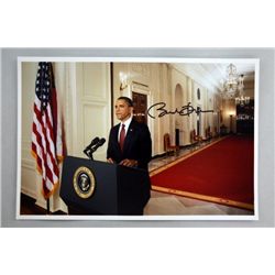 Barak Obama (1961- ) American President 2009-, a signed