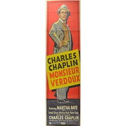 Monsieur Verdoux (1947) British door-panel film poster,