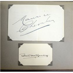 Entertainment, collection of signed letters,