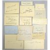 Image 1 : Entertainment, 26 autographs from the 1930's on pages