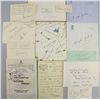 Image 1 : Entertainment, 25 autographs from the 1930's on pages