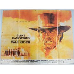 Pale Rider (1985) British Quad film poster, Western