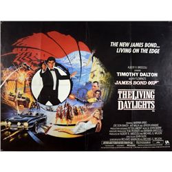 James Bond The Living Daylights (1987) British Quad