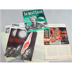 Collection of promo material for 1950's-70's horror