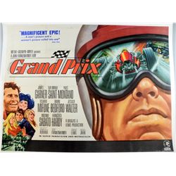 Grand Prix (1966) Original British Quad poster for the