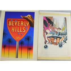 Collection of 1980's-90's cinema poster artwork inc Buy