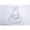 Image 1 : Dick Bruna (1927-) Dutch Artist, a sketch of Miffy the
