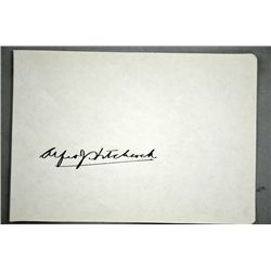 Alfred Hitchcock (1899-1980) British Film Director, an