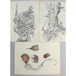 The Dark Crystal (1982) four original artwork sketches