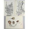 Image 1 : The Dark Crystal (1982) four original artwork sketches