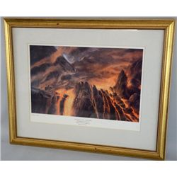 Tolkien's Ring, a limited edition print 22/330 signed