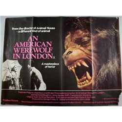 3 Horror Quad film posters including An American