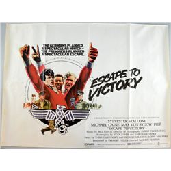 Escape To Victory (1981) British Quad film poster,