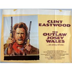 The Outlaw Josey Wales (1976) British Quad film poster,