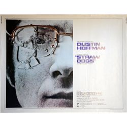 Straw Dogs (1972) US Half sheet film poster, crime