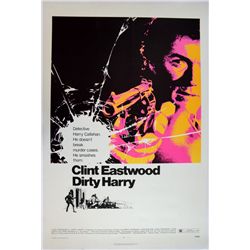 Dirty Harry (1971) US One sheet film poster, starring