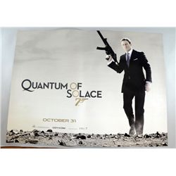 James Bond Quantum Of Solace (2008) 3 British Quad film
