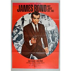 James Bond Dr. No (1970's) German film poster,