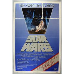 Star Wars (1977), US One sheet re-release film poster,
