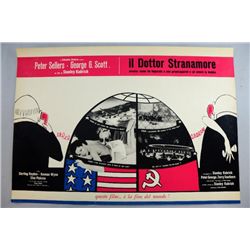 Dr Strangelove (1964) Italian Photobusta film poster,