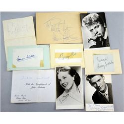 Entertainment, a collection of autographs including Rod