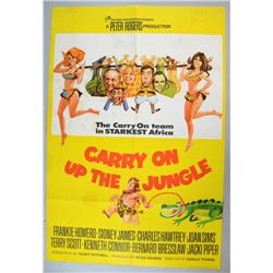 Carry On Up The Jungle (1970) UK One sheet film poster,