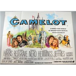 Camelot (1967), British Quad Film poster starring